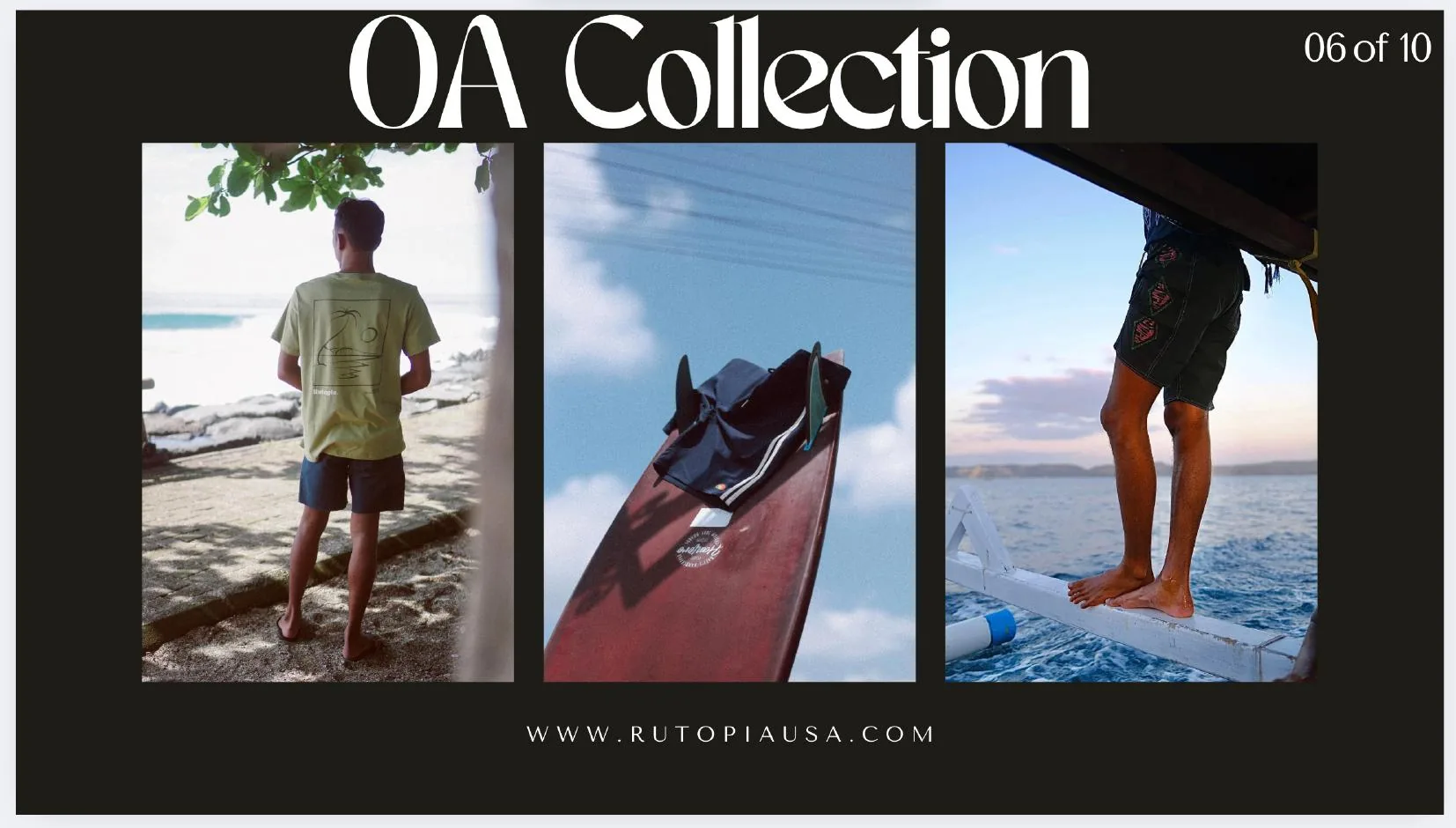 Proposed Ocean Alley and Rutopia collection mood slide.
