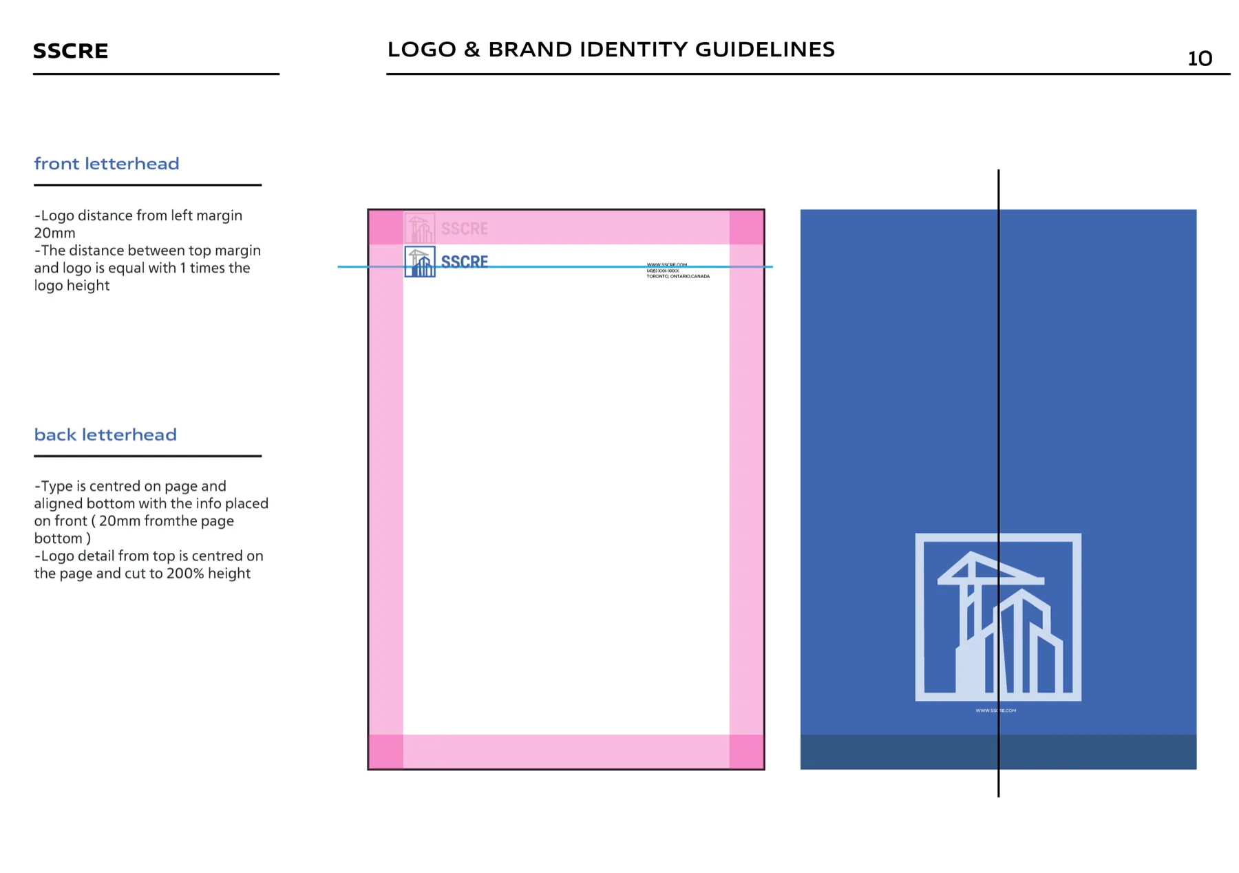 SSCRE letterhead system