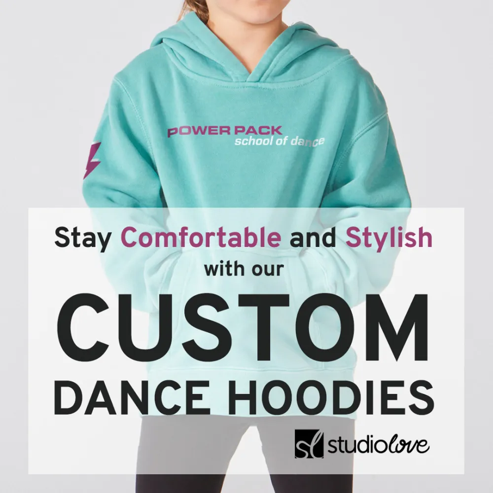 Custom dance hoodie ad